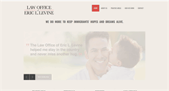 Desktop Screenshot of levineimmigrationlaw.com